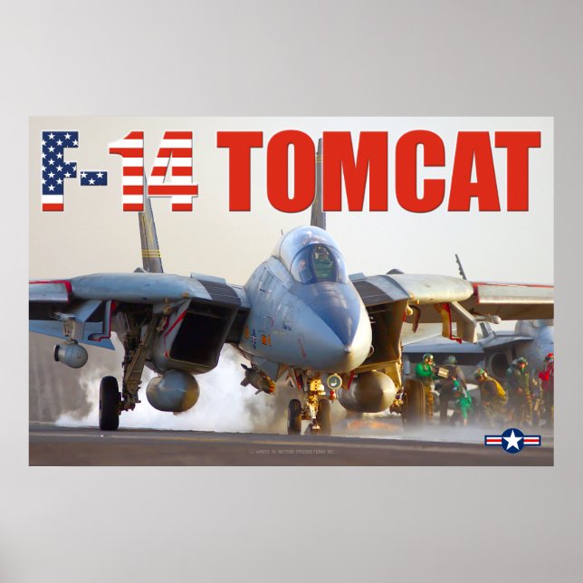 F-14 TOMCAT "LAUNCH" POSTER (Vorne)