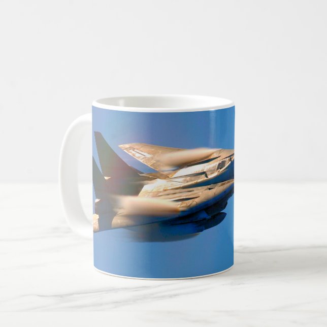 F-14 TOMCAT "MACH RUN" KAFFEETASSE (Vorderseite Links)