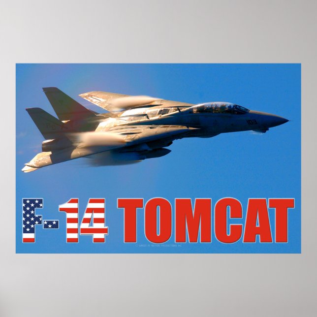 F-14 TOMCAT "MACH RUN" POSTER (Vorne)