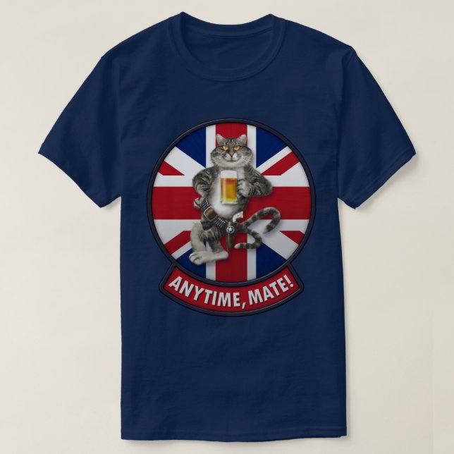 F-14 Tomcat Maskottchen Großbritannien T-Shirt (Design vorne)