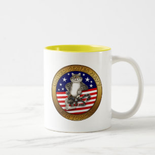 F-14 Tomcat Maskottchen Zweifarbige Tasse