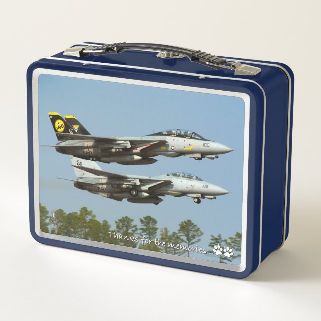 F-14 TOMCAT METALL BROTDOSE (Rückseite)