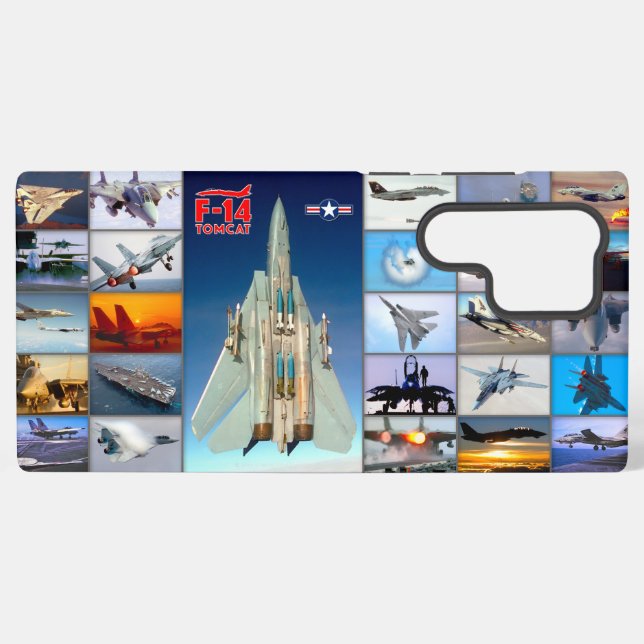 F-14 TOMCAT "MONTAGE" SAMSUNG GALAXY HÜLLE (Rückseite (Horizontal))