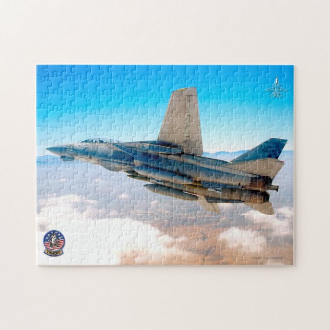 F-14 TOMCAT "ON PATROL" (11 x 14 Zoll) Puzzle (Horizontal)