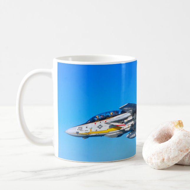 F-14 TOMCAT "ON PATROL" KAFFEETASSE (Mit Donut)
