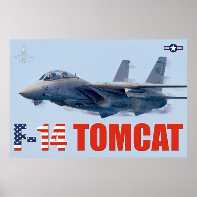F-14 TOMCAT POSTER (Vorne)