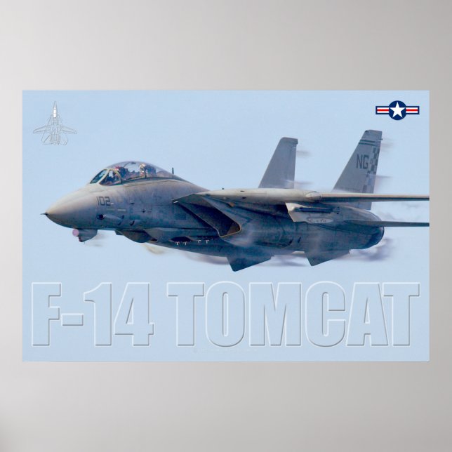 F-14 TOMCAT POSTER (Vorne)