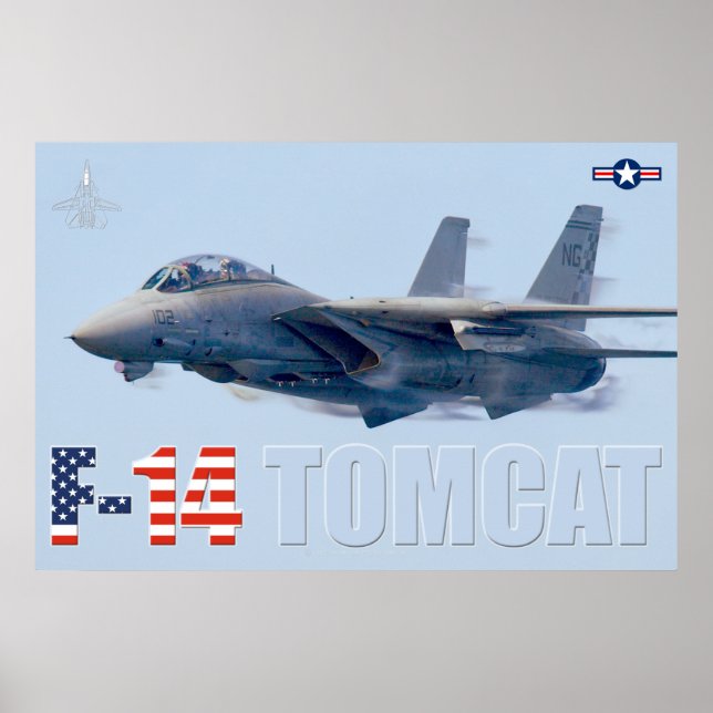 F-14 TOMCAT POSTER (Vorne)