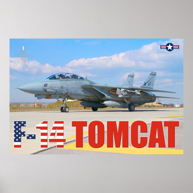 F-14 TOMCAT "PREFLIGHT" POSTER (Vorne)