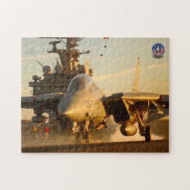 F-14 TOMCAT "SUNSET LAUNCH" (11 x 14 Zoll) Puzzle (Horizontal)