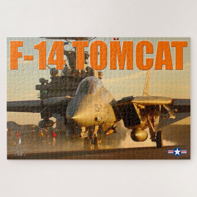 F-14 TOMCAT "SUNSET LAUNCH" (20 x 30 Zoll) Puzzle (Horizontal)