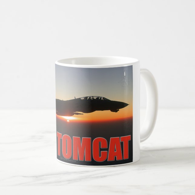 F-14 TOMCAT "SUNSET PATROL" KAFFEETASSE (VorderseiteRechts)