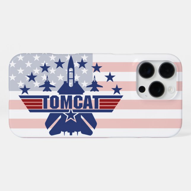 F-14 TOMCAT "USA" iPhone HÜLLE (Rückseite (Horizontal))
