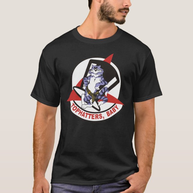 F-14 Tomcat VF-14 Tophatters   T-Shirt (Vorderseite)