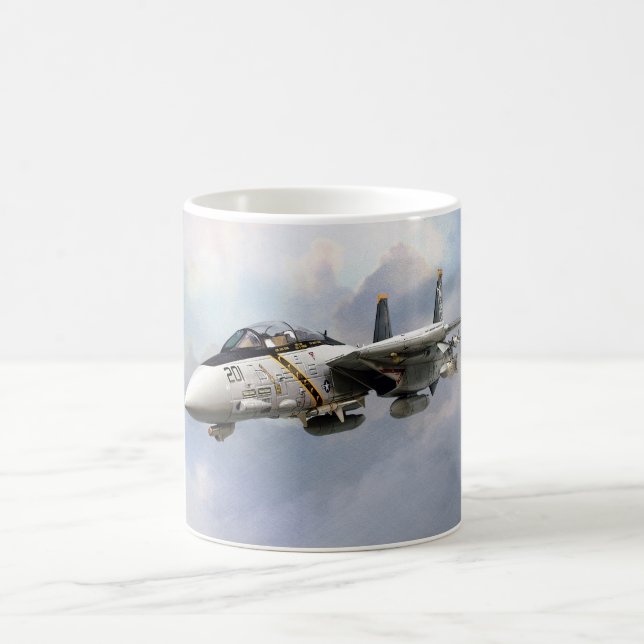 ”F-14A TOMCAT　JOLLY ROGERS”mug Tasse (Mittel)