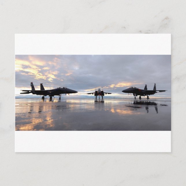 F-15 Adler Fighter Jet Postkarte (Vorderseite)