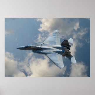 F-15 Adler im Flug Poster