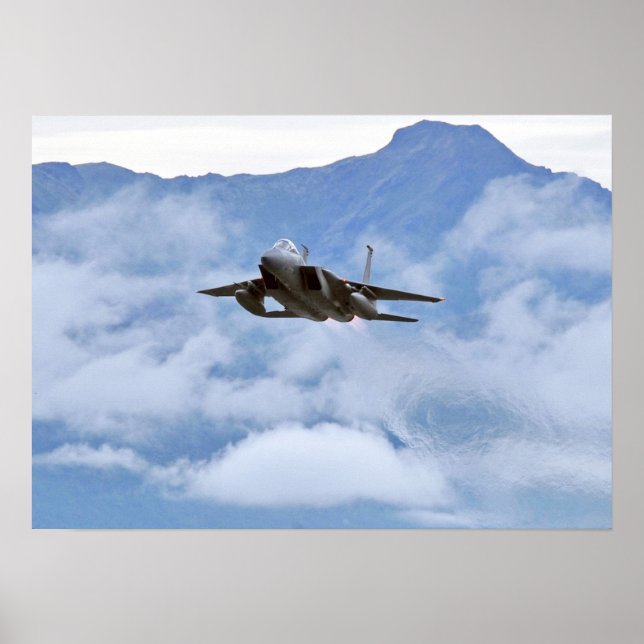 F-15-Adlerflugzeug Poster (Vorne)