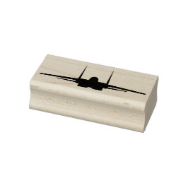 F-15 Eagle Fighter Jet Front Wood Briefmarke Gummistempel