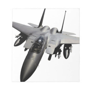 F-15 Eagle-Jagdflugzeug Notizblock
