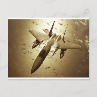 F-15 Eagle Jet Fighter Postkarte
