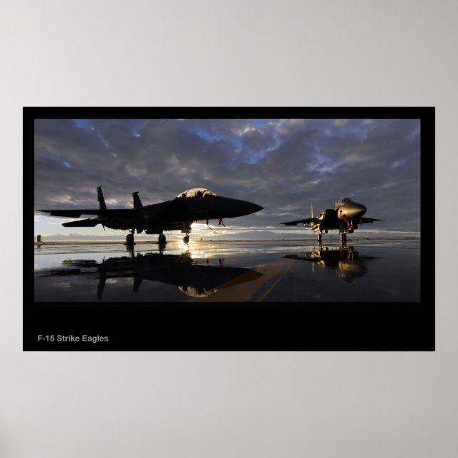 F-15 Strike Eagles Poster (Vorne)