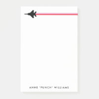 F-15 Stripter Jet Individuelle Name Notepad