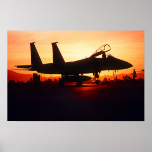 F-15C Adler Fighter Jet Poster