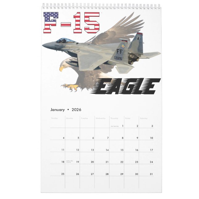 F-15C Eagle Kalender (Jan 2026)