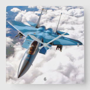 F-15D EGFL QUADRATISCHE WANDUHR