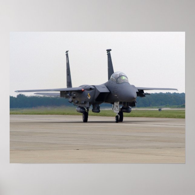 F-15E from Seymour Johnson AFB at Shaw AFB, SC. Poster (Vorne)