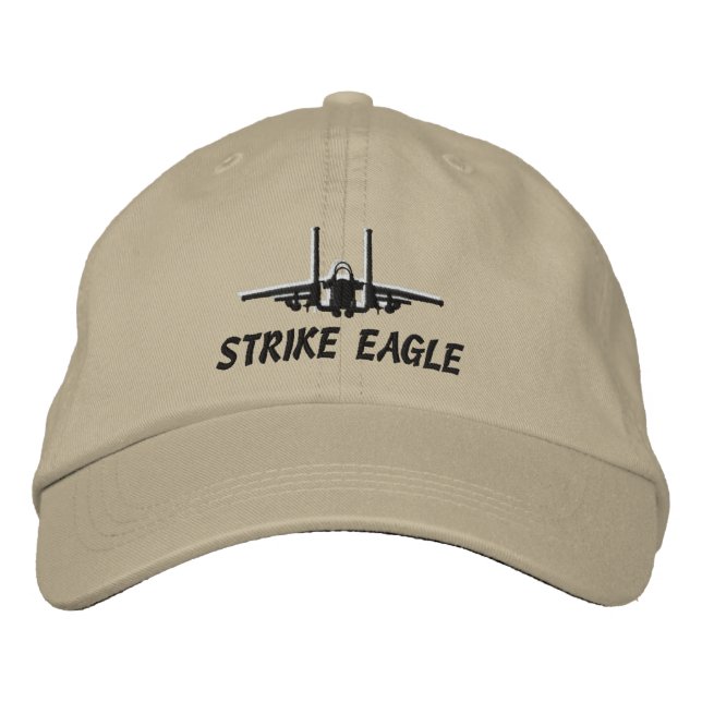 F-15E Golf Hat Bestickte Kappe (Vorderseite)