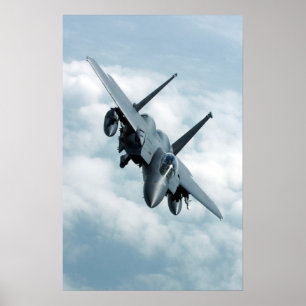 F-15E Strike Eagle Aircraft Poster