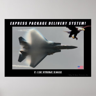F-15E Strike Eagle Delivery Poster