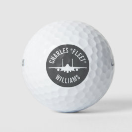 F-15E Strike Eagle Golf Ball Gray mit Individuelle