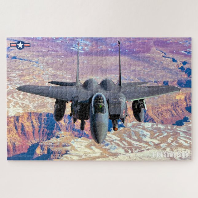 F-15E STRIKE EAGLE - GRAND CANYON (20x30 INCH) Puzzle (Horizontal)