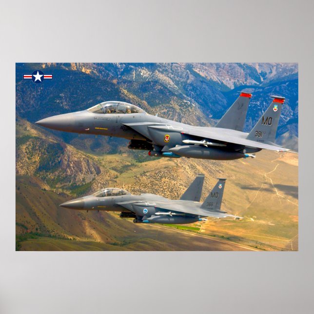 F-15E STRIKE EAGLE POSTER (Vorne)