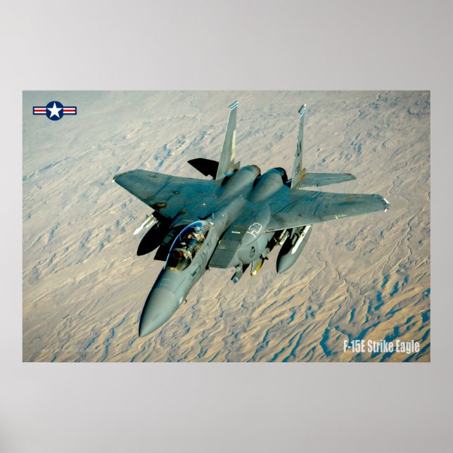 F-15E STRIKE EAGLE POSTER (Vorne)