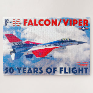 F-16 FALCON/VIPER - 50 JAHRE! (20 x 30 INCH) Puzzle