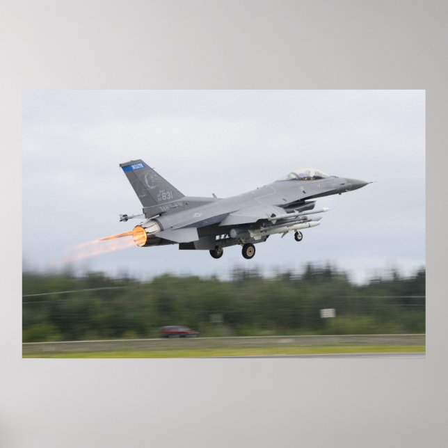 F-16 Falken bekämpfen Poster (Vorne)