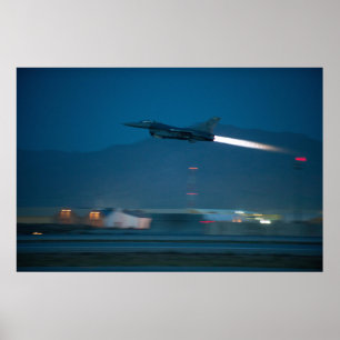 F-16 Falken bekämpfen Poster
