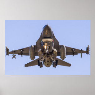 F-16 Falken bekämpfen Poster