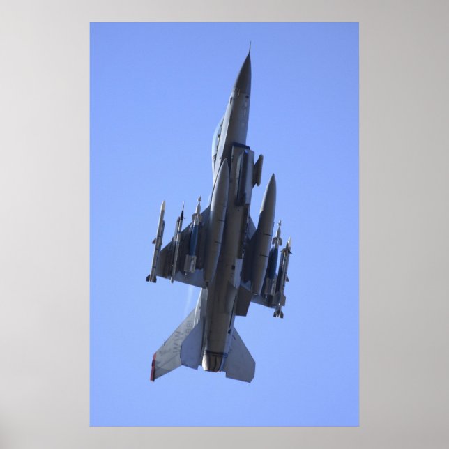 F-16 Falken bekämpfen Poster (Vorne)