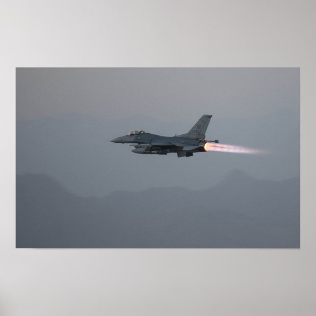 F-16 Falken bekämpfen Poster (Vorne)