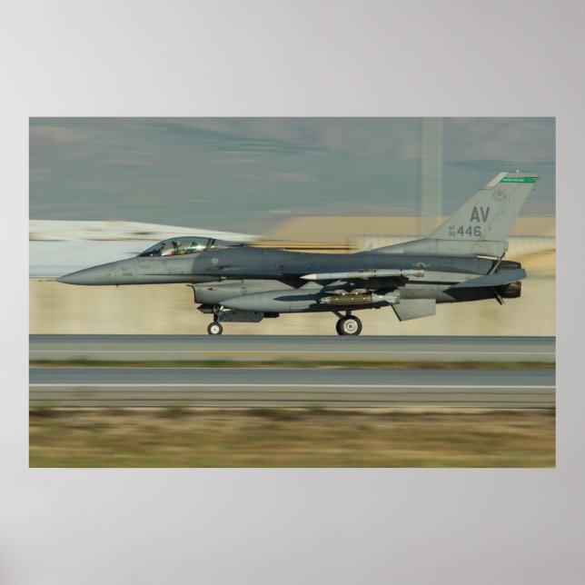 F-16 Falken bekämpfen Poster (Vorne)