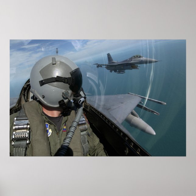 F-16 Falkenbekämpfung Luftfahrzeuge Poster (Vorne)