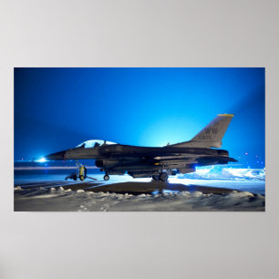 F-16 Falkenflugzeuge Poster