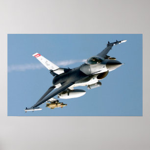 F-16 Falkenflugzeuge Poster