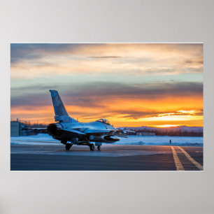 F-16 Falkenflugzeuge Poster