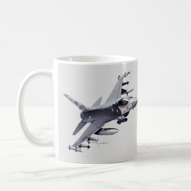 F-16 Fighting Falcon Tasse (Links)